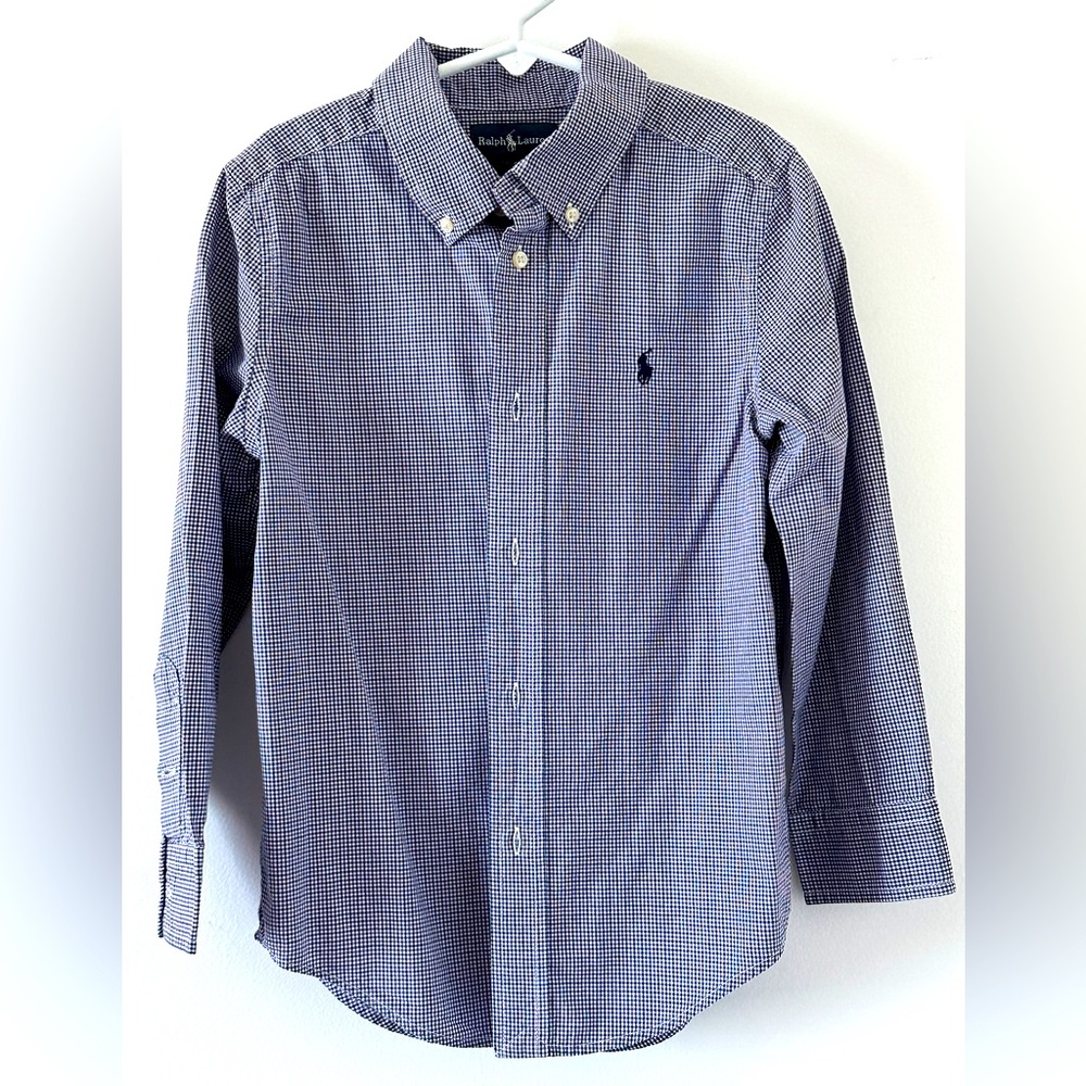 Ralph Lauren Kid's Long Sleeve Button Down Shirt Size 6